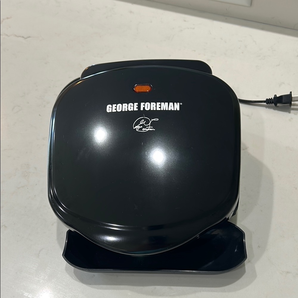 Black Portable George Foreman Grill
